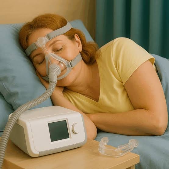 Appareil pour l'apnée du sommeil (Machine à Pression Positive Continue (PPC) ou CPAP)